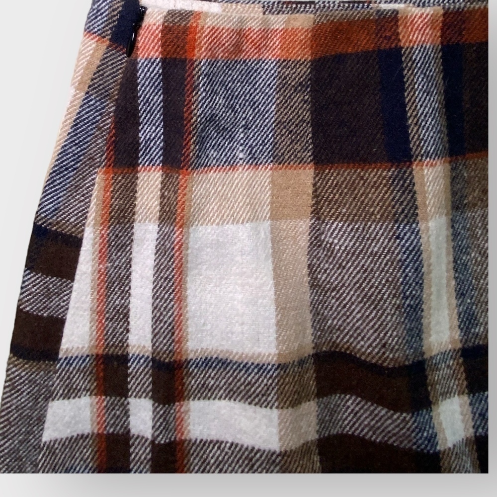 Plaid split hem skirt - Picture 4 of 4